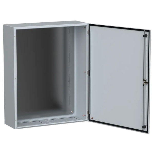 Щит металлический влагозащищенный ИЭК TITAN5 ЩМП 1000х800х300мм с монтажной платой УХЛ1 IP66 серый