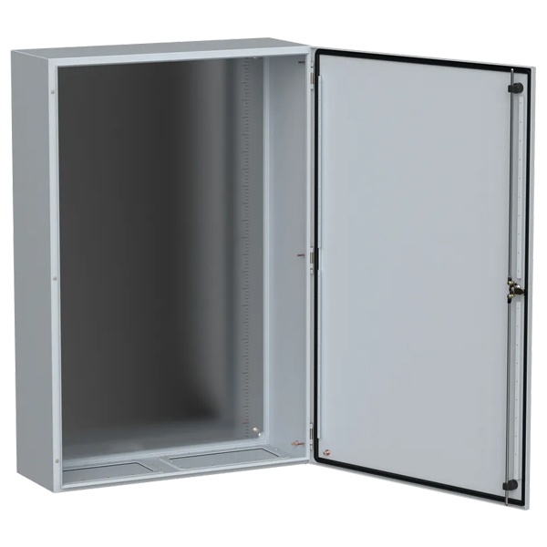 Щит металлический влагозащищенный ИЭК TITAN5 ЩМП 1200х800х300мм с монтажной платой УХЛ1 IP66 серый