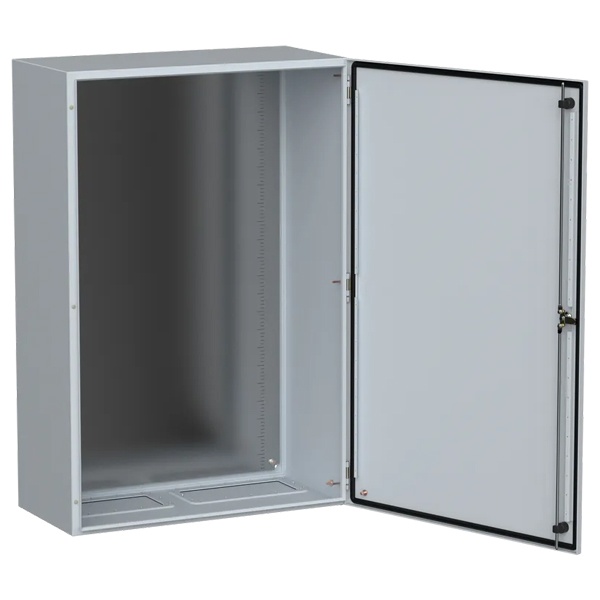 Щит металлический влагозащищенный ИЭК TITAN5 ЩМП 1200х800х400мм с монтажной платой УХЛ1 IP66 серый