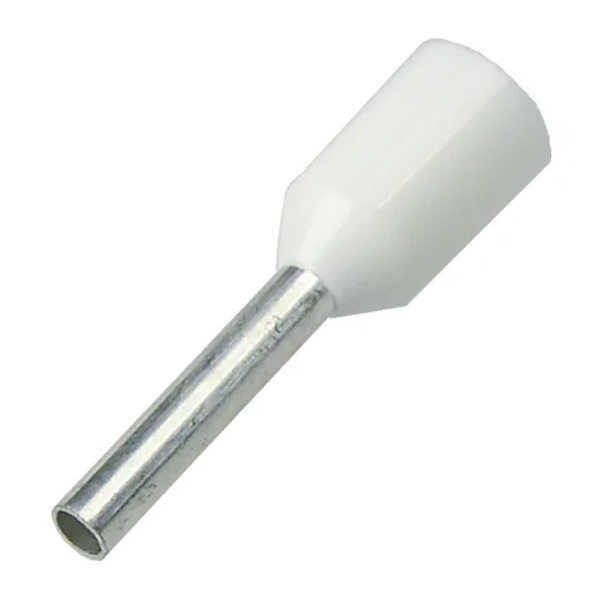 Наконечник КВТ НШВИ 0,5-8 штыревой втулочный изолированный 47460 [уп.100шт]