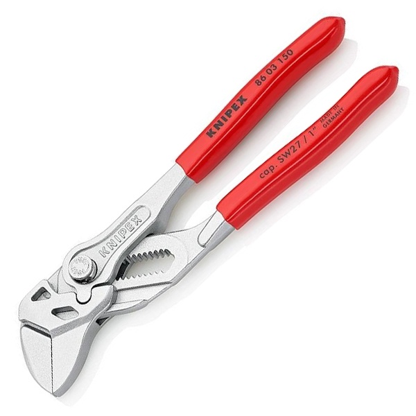 Клещи переставные-гаечный ключ Knipex хромированные 1-к ручки L-150мм