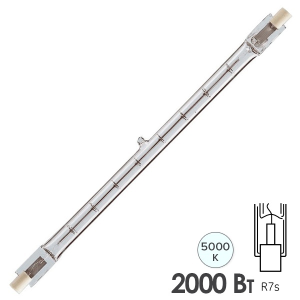 Лампа галогенная линейная Osram 64784 Haloline 2000W 220V R7s 327.4mm