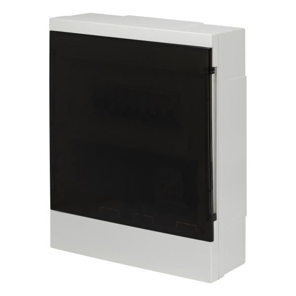 Шкаф мультимедийный комбинированный навесной ЭРА MultiBox bs-12s 12 модулей пластиковый IP41