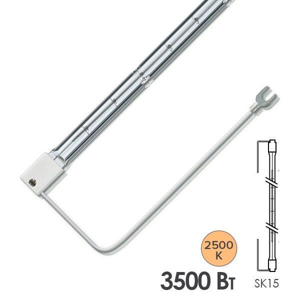 Лампа инфракрасная LightBest IRK 9032 3500W 235V SK15 RU355