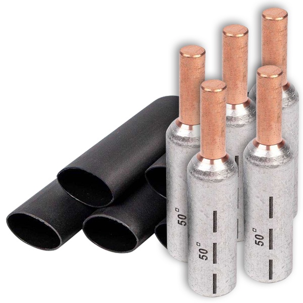 Набор КВТ НСА-50 для подключение проводов СИП 50 мм2 к автоматическим выключателям (5шт)