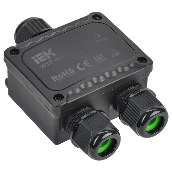 Коробка распределительная ИЭК WTP-401 3 ввода герметичная 123х82х42 мм IP68