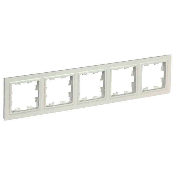 Рамка на 5 постов ИЭК BRITE жемчуг (РУ-5-БрЖ)