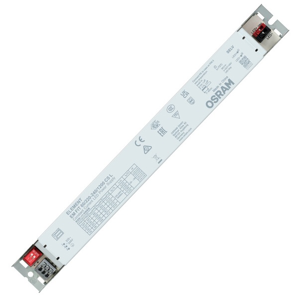 LED драйвер Osram EM FIT 60/220…240/1A2 CS L 24-61W 27-57V 900/1050/1100/1200мА DIP-переключатель