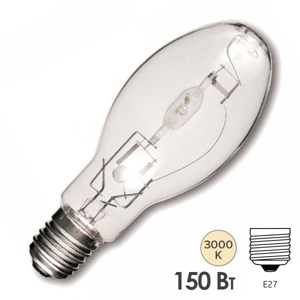 Лампа металлогалогенная Osram HQI-E 150W/WDL CL E27 (МГЛ)