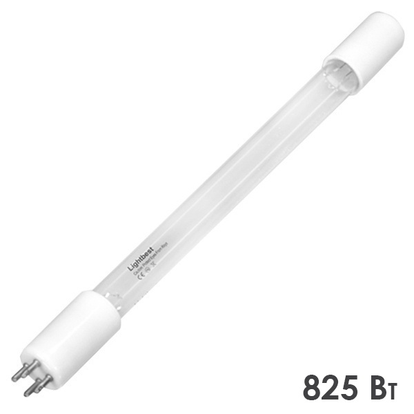 Лампа амальгамная LightBest GPHHVA 1610T10/4P 825W 6,5A (GLHA 32800)