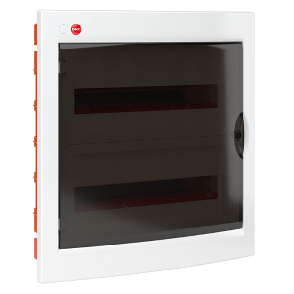 Щиток встраиваемый DKC RAM base 36м (2х18) прозрачная дверь клеммный блок 63А IP41 белый
