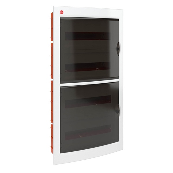 Щиток встраиваемый DKC RAM base 72м (4х18) прозрачная дверь клеммный блок 160А IP41 белый