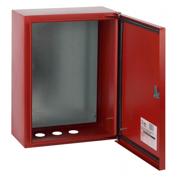 Корпус металлический ЭРА ЩМПг-04 (400х300х175мм) с монтажной панелью IP54 красный SIMPLE