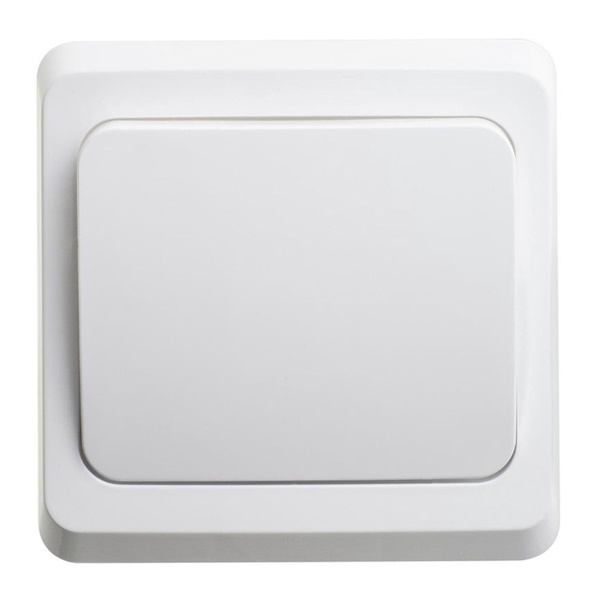 1-клавишный переключатель SE Этюд 10A, скрытой установки, белый
