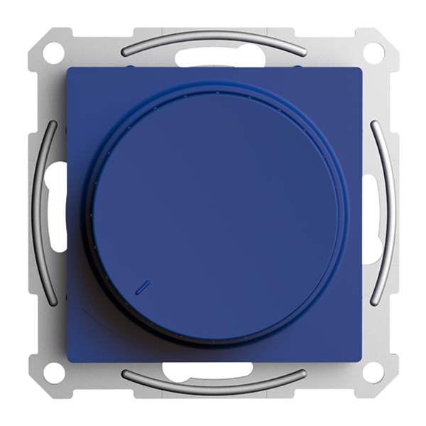 Светорегулятор SE AtlasDesign (диммер) поворотно-нажимной универсальный 400Вт, аквамарин