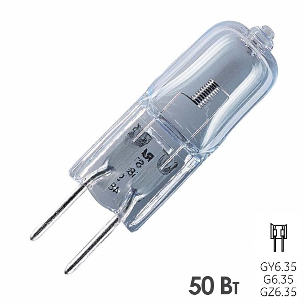 Лампа специальная галогенная LightBest LBH 9047 50W 24V GY6.35 (замена 64445U/4058075177864)