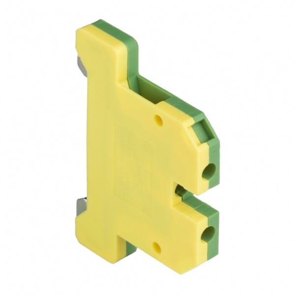 Колодка клеммная EKF PROxima ЕК-2,5/25 JXB земля 1-2.5мм2 желто-зеленый