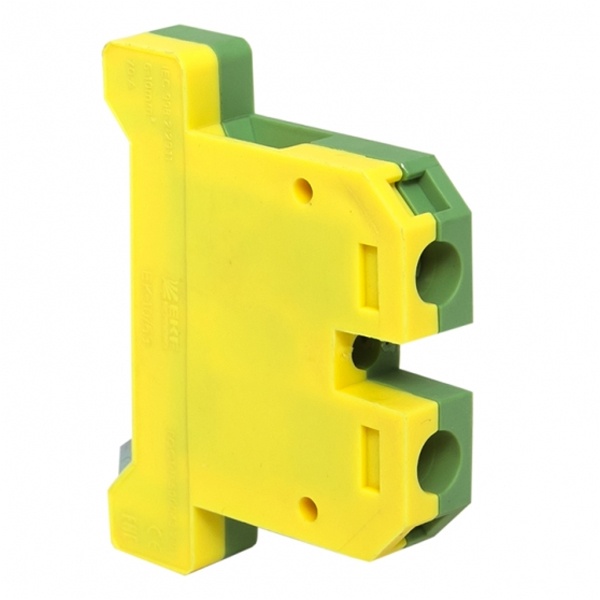 Колодка клеммная EKF PROxima ЕК-10/63 JXB земля 6-10мм2 желто-зеленый