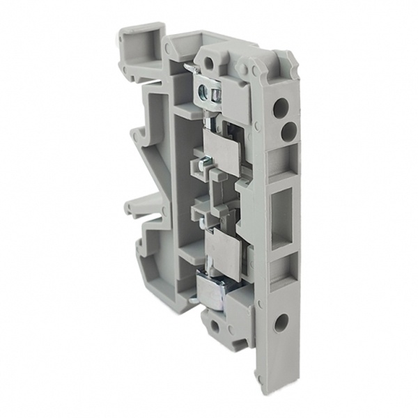 Колодка клеммная EKF PROxima для плавких вставок 5х20 JXB-4/35 0,2-4мм2 тип RD серый