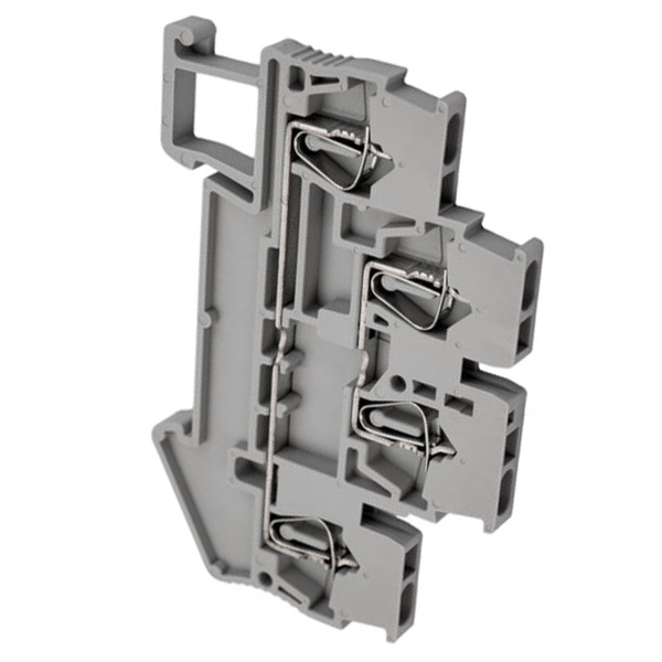 Колодка клеммная самозажимная EKF PROxima JXB-ST-1.5 0,14-1,5мм2 17.5A 4 вывода серая