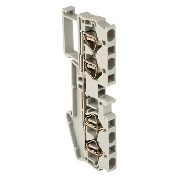 Колодка клеммная самозажимная EKF PROxima JXB-ST-2.5 0,2-2,5мм2 31А 4 вывода серая