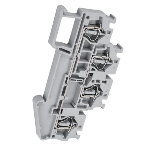 Колодка клеммная самозажимная EKF PROxima JXB-ST-4 0,5-4мм2 40А 4 вывода серая