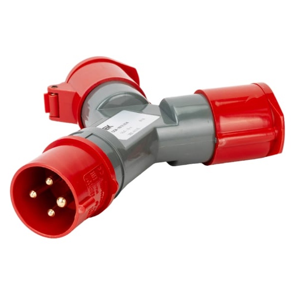 Адаптер двухлучевой ИЭК TS1012-214 3Р+РЕ 16А 380В IP44