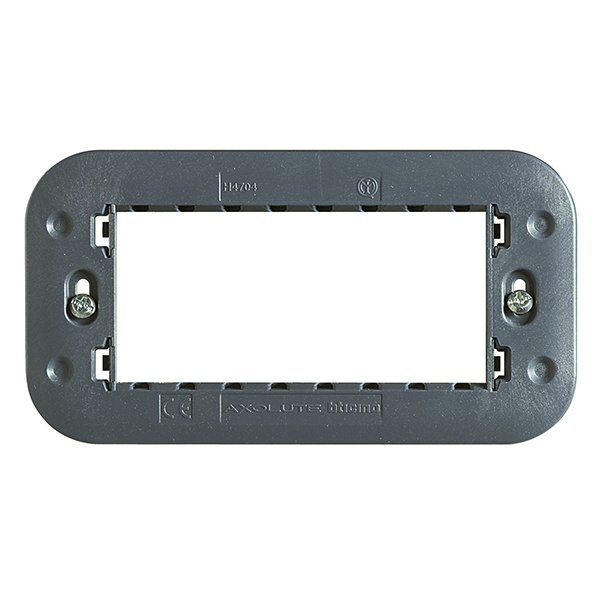 Суппорт для рамки на 4 модуля, фиксация на винтах Axolute