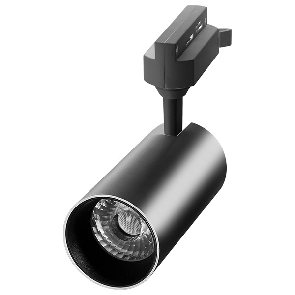 Трековый светодиодный светильник JazzWay PTR 0740 40W 3000K 24° BL черный IP40