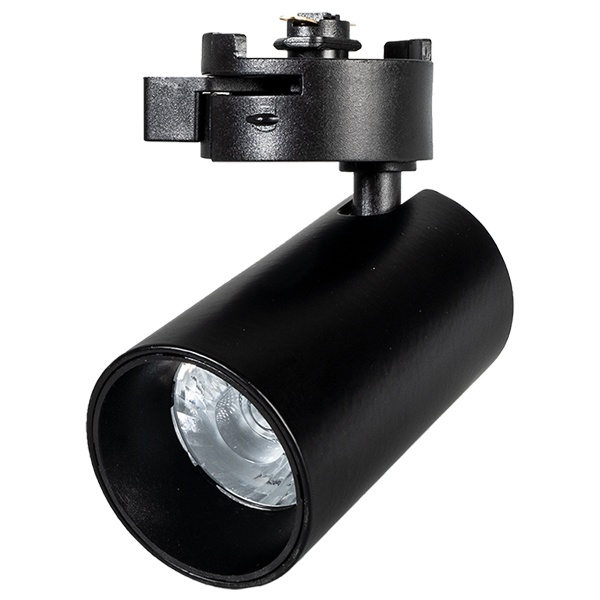 Трековый светодиодный светильник JazzWay PTR 0708 8W 4000K 24° BL черный IP40