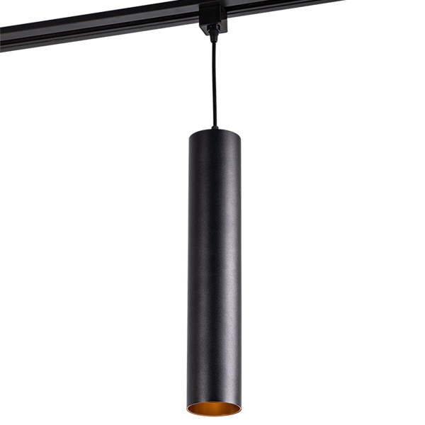 Трековый светодиодный светильник JazzWay PTR 2310 10W 4000K 30° BL 400мм на подвесе 1м IP40