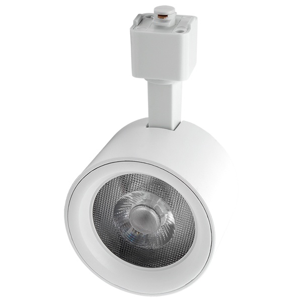Трековый светодиодный светильник JazzWay PTR 0510 10W 3000K 24° WH белый IP40