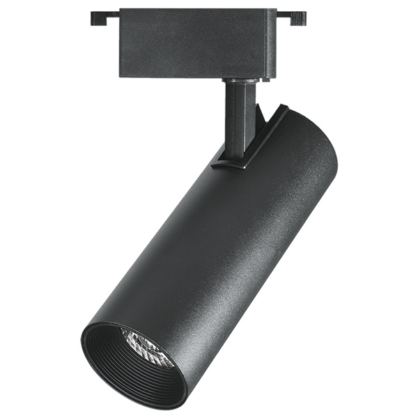 Трековый светодиодный светильник JazzWay PTR 0610 10W 3000K 24° BL черный IP40