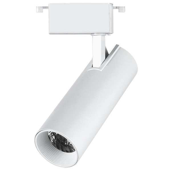 Трековый светодиодный светильник JazzWay PTR 0610 10W 3000K 24° WH белый IP40