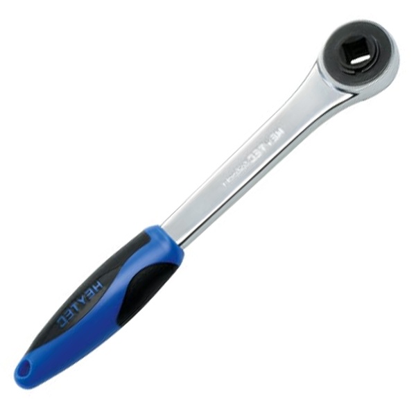 Трещотка Heyco 50750-01-1, сквозная 1/2 дюйма, без адаптера под квадрат, 260мм