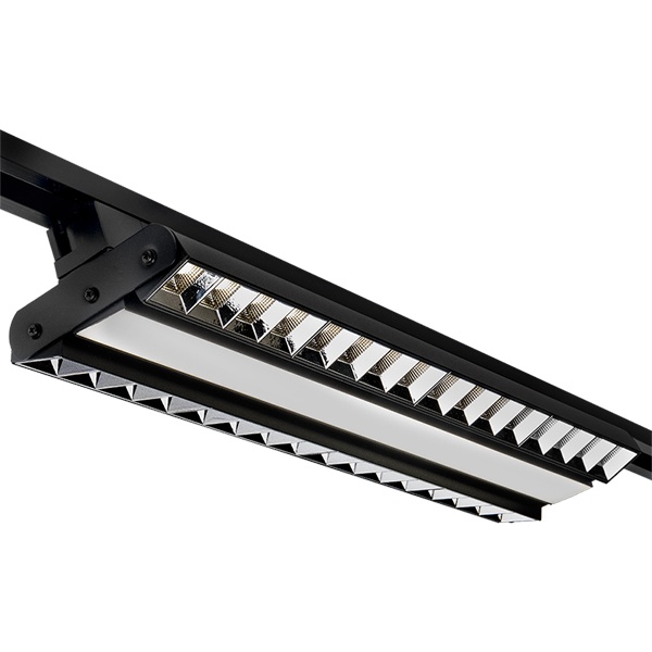 Трековый светодиодный светильник JazzWay PTR 2296R 1F2S 96W 4000K 60°,120°,60° BL черный 540mm IP40