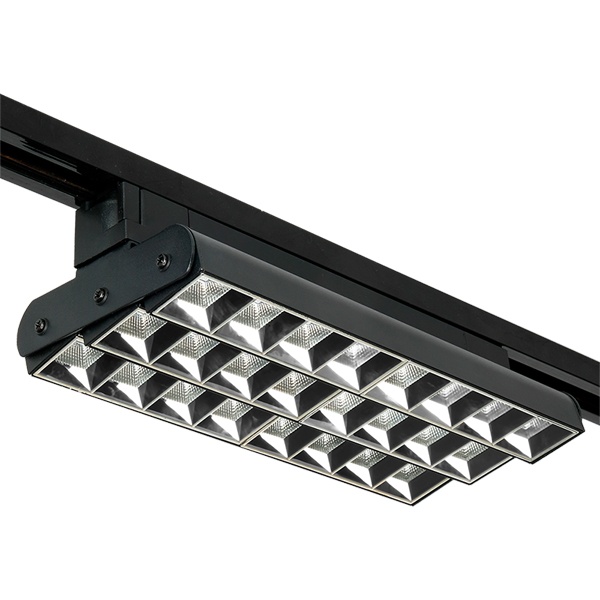 Трековый светодиодный светильник JazzWay PTR 2260R 3S 60W 3000K 60° BL (черный) 280mm IP40