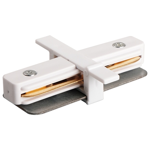 Коннектор JazzWay PTR/R CI-WH белый I - образный (встраиваемый)