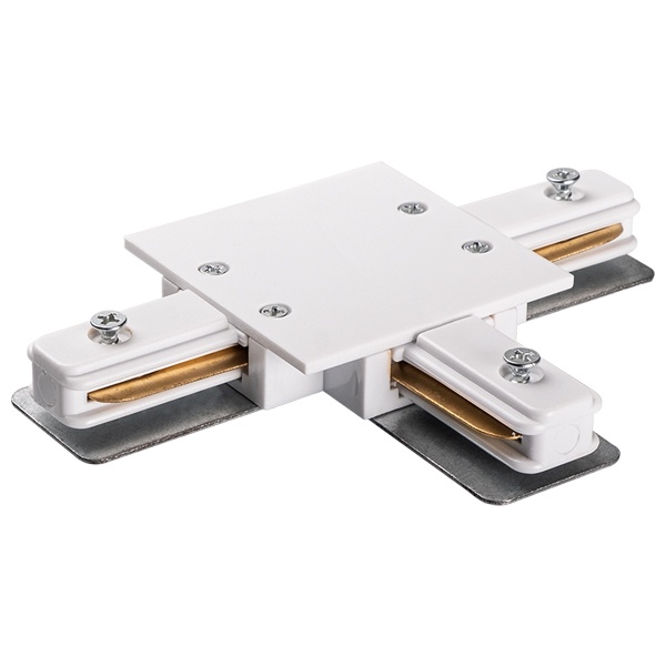 Коннектор JazzWay PTR/R CT-WH белый T - образный (встраиваемый)