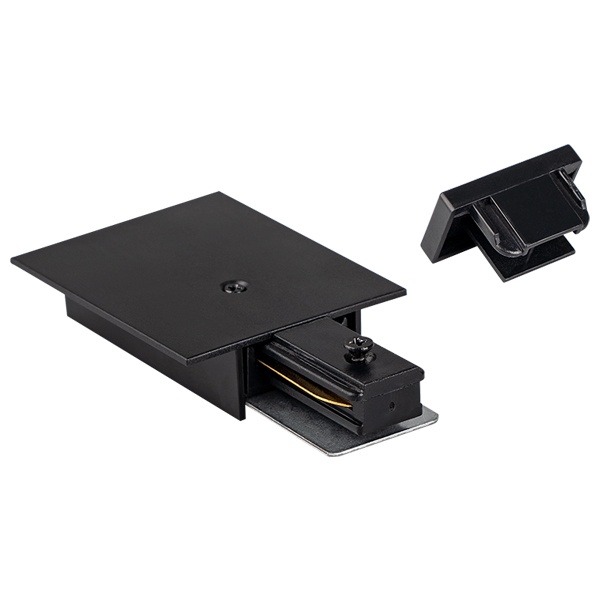 Коннектор JazzWay PTR/R EC-BL торцевых элементов черный (встраиваемый)