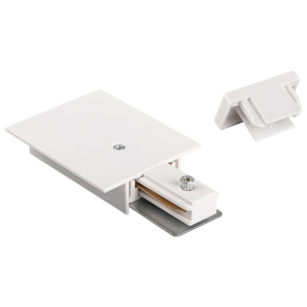 Коннектор JazzWay PTR/R EC-WH торцевых элементов белый (встраиваемый)