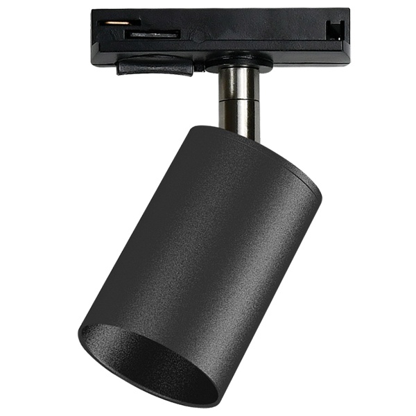 Светильник трековый однофазный JazzWay PTR 26 под лампу GU10 BL 230V IP20 черный (компактный адаптер