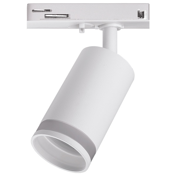 Светильник трековый однофазный JazzWay PTR 28 под лампу GU10 WH 230V IP20 белый