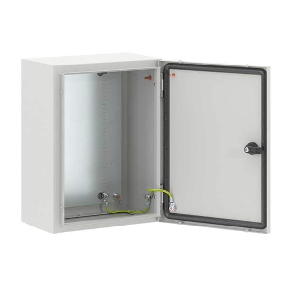 Шкаф навесной металлический влагозащищенный DKC STE 400x300x200мм с монтажной платой IP66