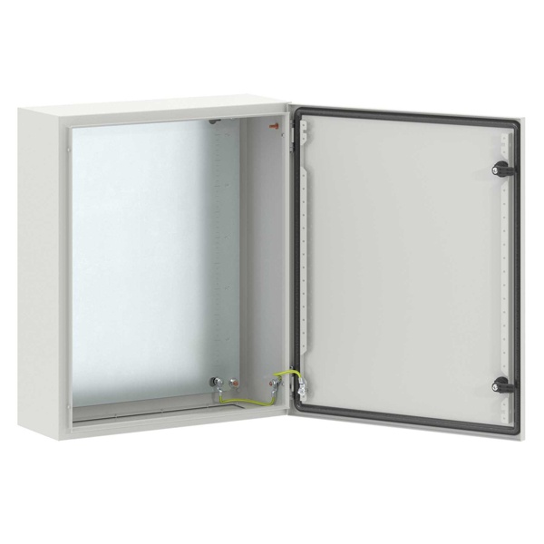 Шкаф навесной металлический влагозащищенный DKC STE 600x500x200мм с монтажной платой IP66