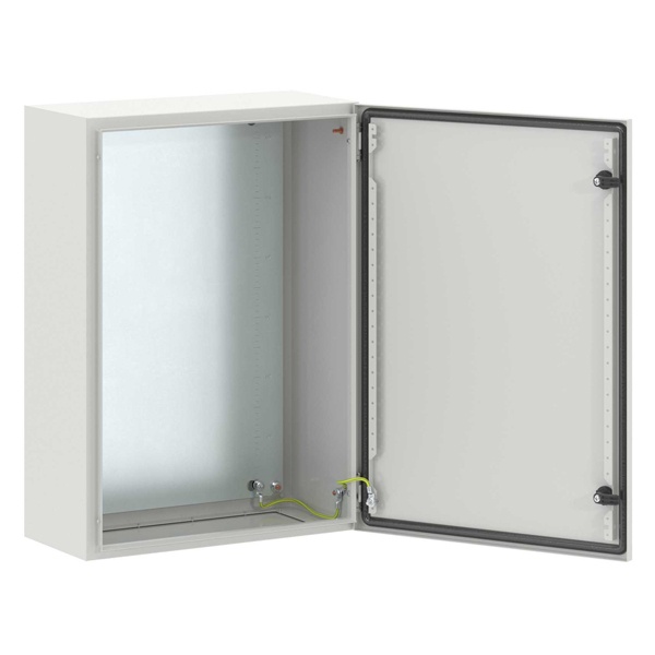 Шкаф навесной металлический влагозащищенный DKC STE 700x500x250мм с монтажной платой IP66