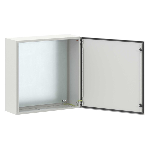 Шкаф навесной металлический влагозащищенный DKC STE 800x800x300мм с монтажной платой IP66