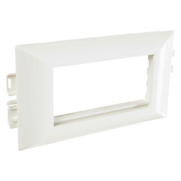 Суппорт с рамкой 2 поста 45х45 SPL для кабель-каналов 85/100/135х50 (аналог 638003)