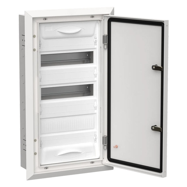 Щит металлический встраиваемый ИЭК TITAN5 ЩРв-36 36(3х12) модулей 630х365х130 IP31 белый