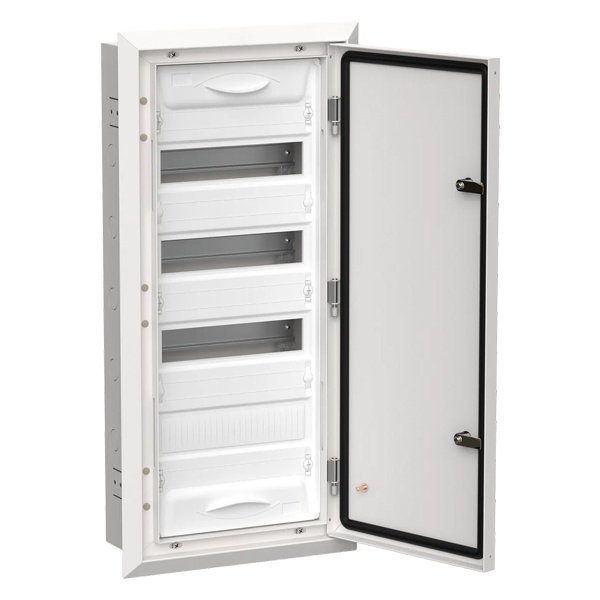 Щит металлический встраиваемый ИЭК TITAN5 ЩРв-48 48(4х12) модулей 755х365х130 IP31 белый